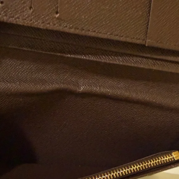 Louis Vuitton PROJECT Brown Checkered Custom Wallet with initial KY Authentic - Picture 11 of 16